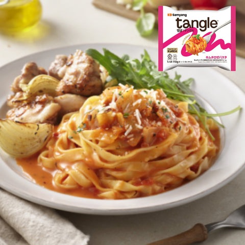 Rezept Tangle Kimchi Rosé Pasta mit Hähnchen