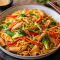 Kochbox Asia Wok Stir-Fry mit Gemüse & Quick Cook Nudeln