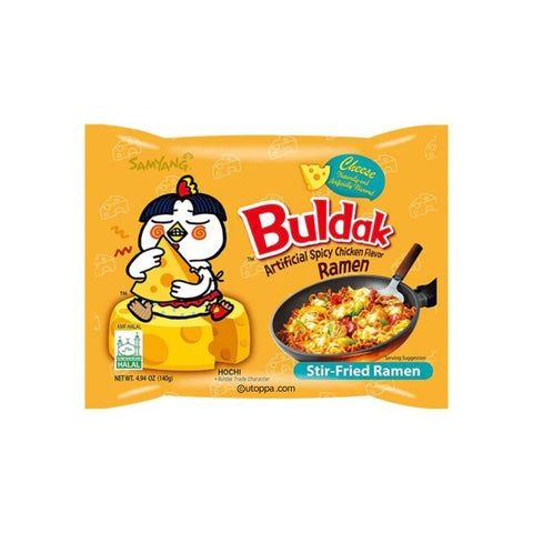 Samyang Buldak Instant Nudeln Gelb Scharfes Huhn Käse Hot chicken cheese 5 x 140g